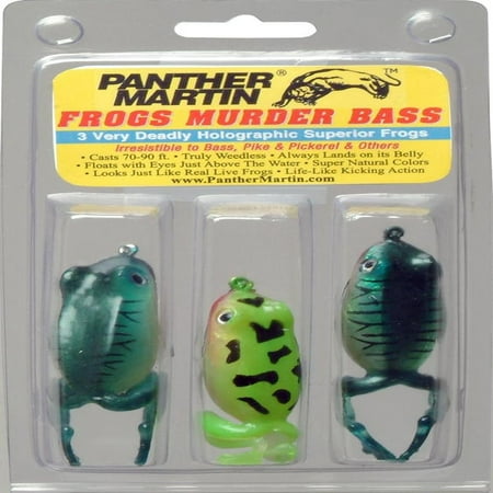 Panther Martin Frog Lure, 3pk