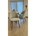 thumbnail image 2 of KOSSMAI Fabric Upholstered Dining Side Chairs, Gray (Set of 4), 2 of 9