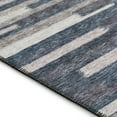 thumbnail image 6 of Yuma Indoor/Outdoor Grey Mid-Century Striped 1'8" x 2'6" Non-Skid Accent Rug, 6 of 8