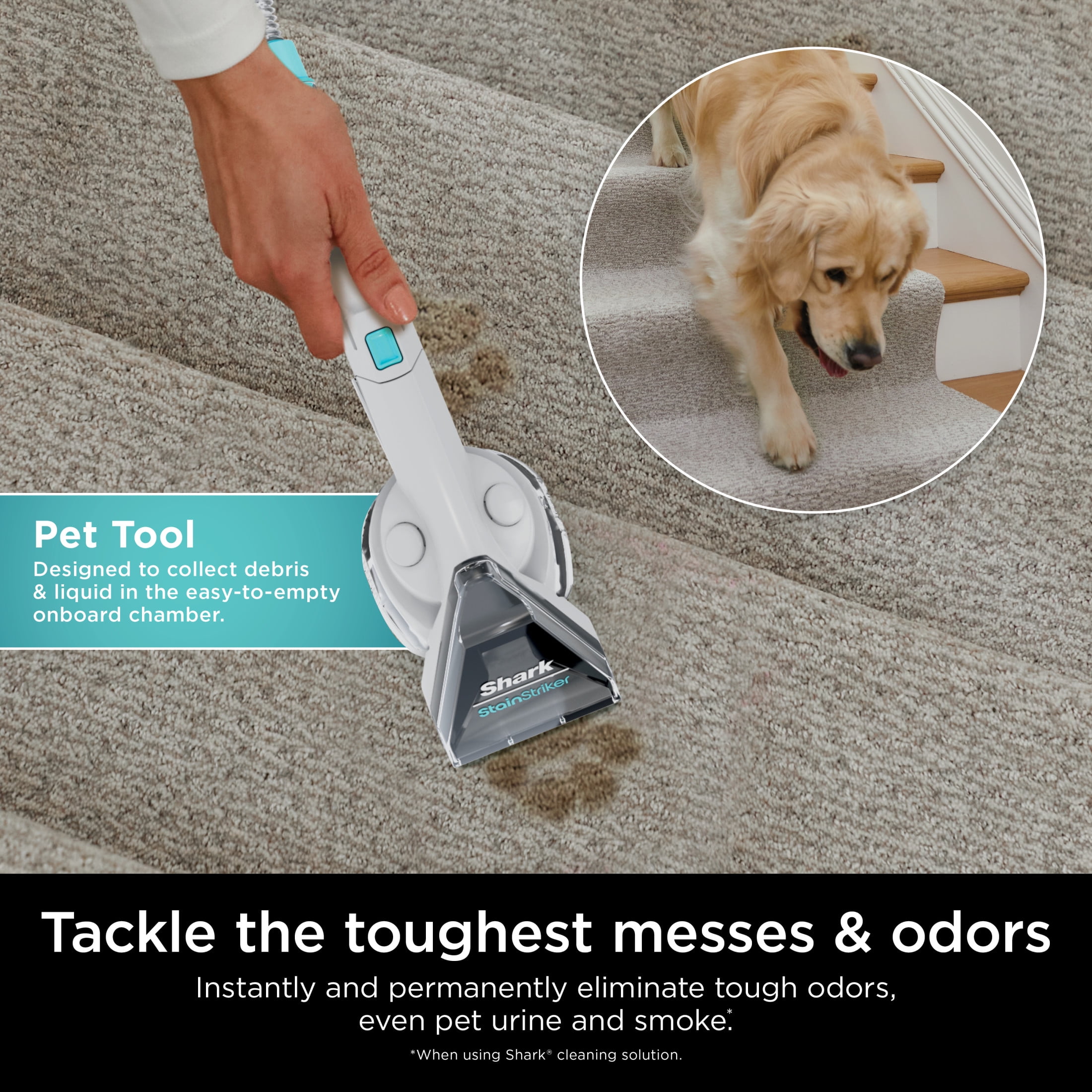 Shark StainStriker Pro Bundle for Shark StainStriker Portable Cleaners, 32oz OXY Multiplier & 16oz Deep Clean Pro Formulas, PXCMBUNDLE