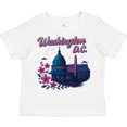 thumbnail image 3 of Inktastic Washington D.c. Skyline Cherry Blossoms Boys or Girls Toddler T-Shirt, 3 of 5