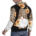 thumbnail image 6 of Fotbe Men's Hoodie with Sunflower Gnomes 4 Pattern - Kangaroo Pocket Pullover Hooded Sweatshirt, Perfect for Daily Wear, Travel, and Home-3X-Large, 6 of 7