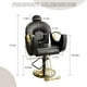 thumbnail image 2 of Historyli Silla de peluquería con rotación de 360 grados,reclinable e hidráulica,con altura ajustable,multifunción,color negro., 2 of 8