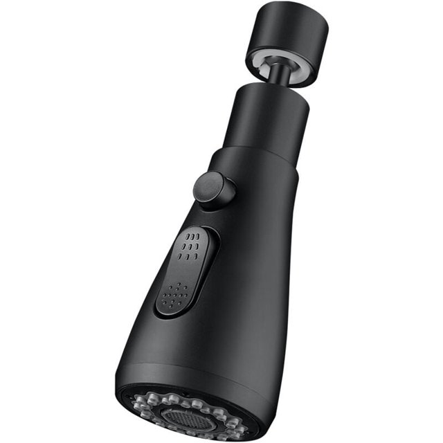 Rociador giratorio de 360° para grifo de cocina, 3 modos, cabezal rociador para fregadero de cocina, chorro de brisa para grifo de cocina, adaptador de ahorro de agua para grifo, boquilla para grifo