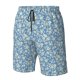 thumbnail image 4 of Balery Floral Retro Style Traje de Baño Estilo Hawaiano para Hombre, Shorts de Secado Rápido con Bolsillos-Medium, 4 of 6