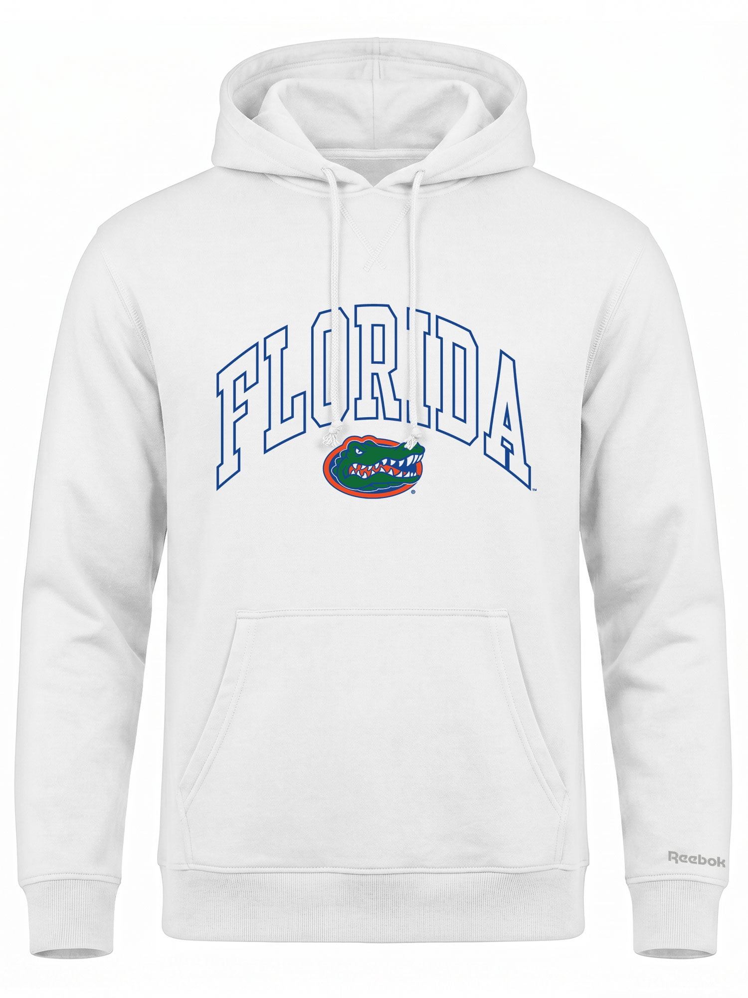 Florida Gators Reebok Mens White Hooded Sweatshirt