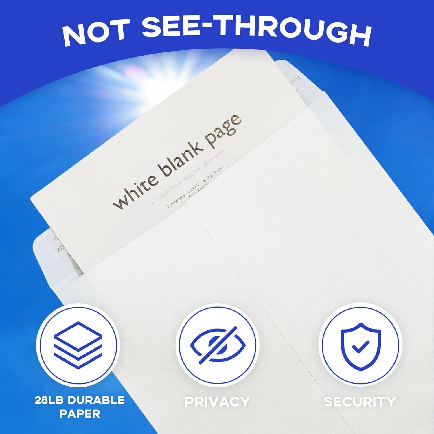 100 White Envelopes 9x12 Self Seal, Catalog Large Mailing Envelopes 9x12 Letter Size - 80GSM Paper