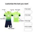 thumbnail image 4 of Custom Football Kit Set for Adult and Child, Name Number Team Logo DIY Family Match Personalized Jersey Shirt Shorts Set, Dad and Son Matching Outfits Green S, 4 of 6