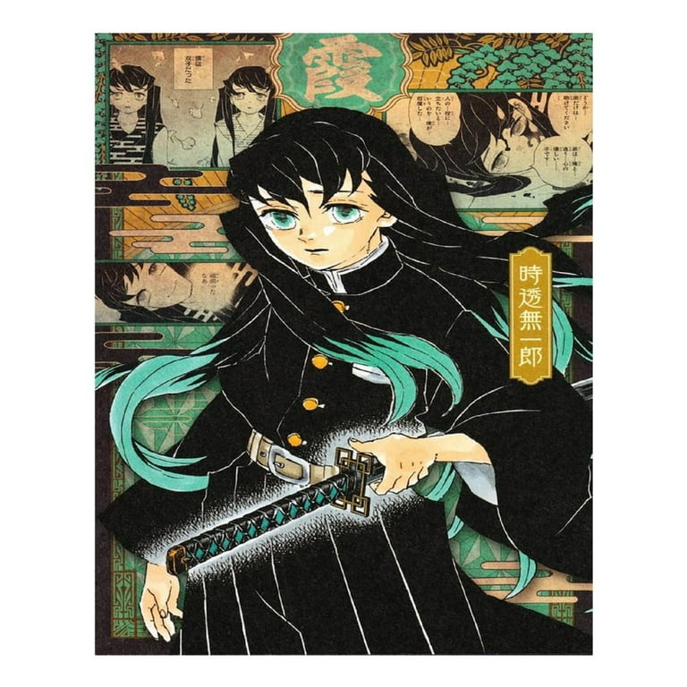 ま*ゃ様 TOKI 抽象画 don't choose money #138 Demon Slayer Muichiro Tokito Diamond Art Kits for Adults Diamond