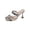 Silver, variant on SBYOJLPB Sandals for Women's Fashionable Casual High-Heeled Slim Heel Open Toe Toe Golden Party Sandals