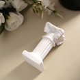 thumbnail image 4 of BalsaCircle 6 White Resin Mini Roman Column Taper Candle Holders Set Wedding Party Events Decorations Supplies, 4 of 8