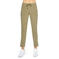 thumbnail image 2 of Expert Brand Women's Athletic Performance City Pants, Olive Green, XL, 2 of 5