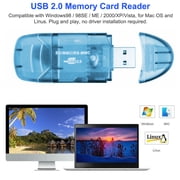 SD Card Reader, iMounTEK SDHC / SD / MMC Memory Card Reader to USB 2.0 Adapter, Black