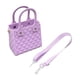 thumbnail image 4 of Bolsa de playa para mujer con diseño de dibujos animados de EVA, ideal para fiestas, citas y piscinas. violeta, 4 of 8