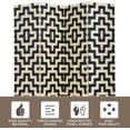 thumbnail image 4 of 4-Panel Room Dividers and Folding Privacy Screens Partition Walls Wooden Portable Freestanding Privacy Wall Divider, Diamond, 4 of 7