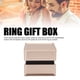 thumbnail image 5 of Pequeña Caja De Regalo De Joyería, Caja Interior Flocada Del Anillo Del Forro Suave De Champán Para La Propuesta, 5 of 7