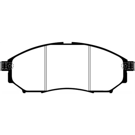 Ferrari Brake Pad - EBC 08-13 Infiniti EX35 3.5 Greenstuff Front Brake Pads