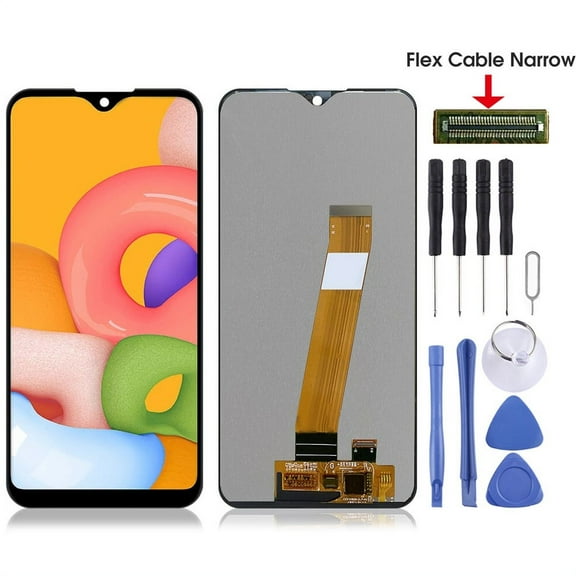 Cellphone Spare Parts  Original PLS TFT LCD Screen for Galaxy A01 with Digitizer Full Assembly (Flex Cable Narrow)