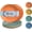 Multicolor, variant on Homienly Wheat Straw Salad Plates, 9-Inch, 8-Piece Set - Unbreakable, Microwave & Dishwasher Safe, Reusable for Kitchen, Camping, RV, Plastic Dinner Plates, Multi-Color
