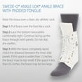 thumbnail image 6 of Swede-O Ankle Lok Reinforced Laced Ankle Brace for Sports, Padded Tongue, White, XSmall, 6 of 6