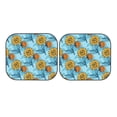 thumbnail image 7 of Haiem Sunflowers Car Windshield Sun Shade (2 Pieces) Foldable Windshield Sun Shade Car Accessories for Truck SUV Pickup-Small, 7 of 7