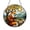 Acrylic 3.5 Inch, variant on Stained Glass Style Fox Reading Panel, Decorative Window Hanging for Whimsical and Home Decor Themes