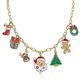 thumbnail image 1 of Christmas Charm Necklace with Holiday Pendants Women Christmas Jewelry Fashion Neck Jewelry Perfect for Adults Gifting, 1 of 5