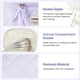 thumbnail image 5 of Set de neceser de algodón Lodmemo, 3 unidades, color morado, 5 of 7