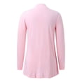 thumbnail image 5 of Ediodpoh Women's Sleeveless Cardigan Summer Lightweight Open Front Asymmetrical Vest Cardigan for Women Light Pink M, 5 of 5