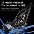 thumbnail image 3 of Magnetic Case for Samsung Galaxy S24 Ultra with 360° Rotating Ring Kickstand, [Compatible with MagSafe] Military-Grade Shockproof All-Metal Bumper with Protective Corners Phone Cover, Black, 3 of 8