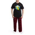 thumbnail image 5 of CafePress - Apeeling Men's Dark Pajamas - Men's Dark Loose Fit Cotton Pajama Set, 5 of 7