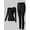 Black, variant on Women Thermal Underwear Seamless Ultra-Soft High Elastic Base Layer Winter Warm, Black