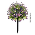 thumbnail image 3 of Aufmer 17.7in Realistic Simulated Ground Flower Ornament Compact Proper Size Durable Material Making For Outdoor Garden Festive Daily Scene Ornament, 3 of 9