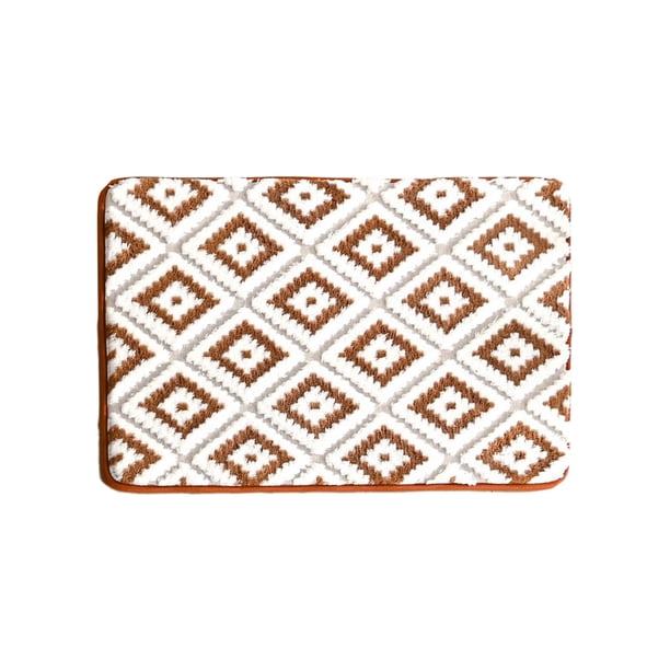 Yhmxh Alfombrillas de baño para baño Alfombra de baño Alfombras de baño absorbentes, antideslizantes, de espuma, lavables a máquina, de terciopelo suave, fáciles de secar. Decoración del baño