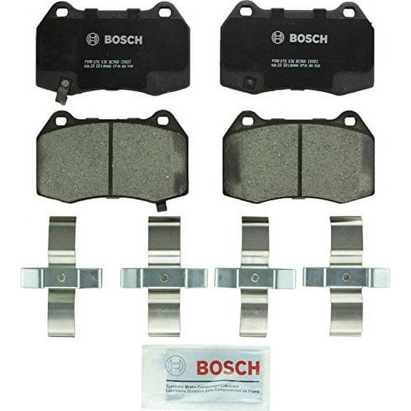 Bosch BC960 QuietCast Premium Ceramic Disc Brake Pad Set For Infiniti: 2003-2005 G35; Nissan: 2003-2009 350Z, 2004-2006 Sentra; Front
