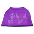 thumbnail image 5 of Pet Dog  Cat Shirt Rhinestone, "Peace Love Hope Breast Cancer Awareness", 5 of 10