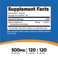 thumbnail image 2 of Suplemento Nutricost de vitamina B1 (tiamina) 500 mg 120 cápsulas, 2 of 5