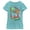 Tahiti Blue, variant on Girl's Tom and Jerry Just Retro Tom  Graphic Tee Athletic Heather Medium