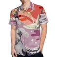 thumbnail image 4 of High Quality Hawaiian Shirts for Men Short Sleeve Aloha Beach Shirt Floral Summer Casual Button Down Shirts Blouses L62LXH, 4 of 7