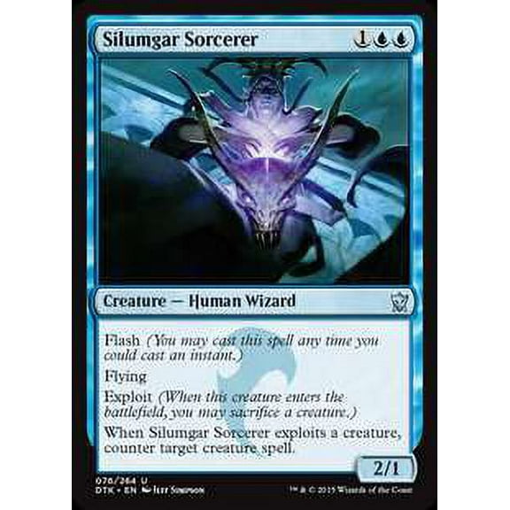 MtG Dragons of Tarkir Uncommon Silumgar Sorcerer (Foil) #76