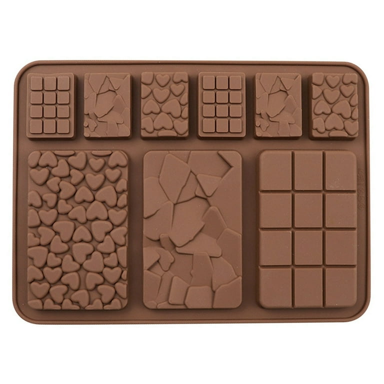 Chocolate Bar 3D Shape Silicone Mold, Gummy Mold, Soap Making