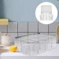 thumbnail image 2 of Caja dividida de plástico, caja de 8 compartimentos, caja transparente, contenedor transparente con tapa, caja de fruta, 2 of 6