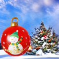 thumbnail image 4 of 60cm Inflatable Christmas Ball with Light Glow Giant Atmosphere Ball Home Garden, 4 of 8