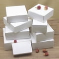 thumbnail image 3 of Caja de avión de papel, 10 unidades, varios tamaños, caja de embalaje Kraft/blanca, suministros para recuerdos de bodas, jabón hecho a mano, chocolate, dulces, almacenamiento, 3 of 5