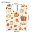 thumbnail image 5 of Yayeee Bath Rugs for Bathroom Floor Set of 2 Non Slip Fluffy Soft Absorbent Mat, Fall Beige Pumpkin, 5 of 7