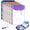 6* Portrait, variant on 11 Hole Expanding File Pockets, Horizontal & Vertical Plastic Envelopes for 2/3/4 Ring Binder, Thick Reusable Binder Folders with Snap Closure & Labels (6* Portrait)