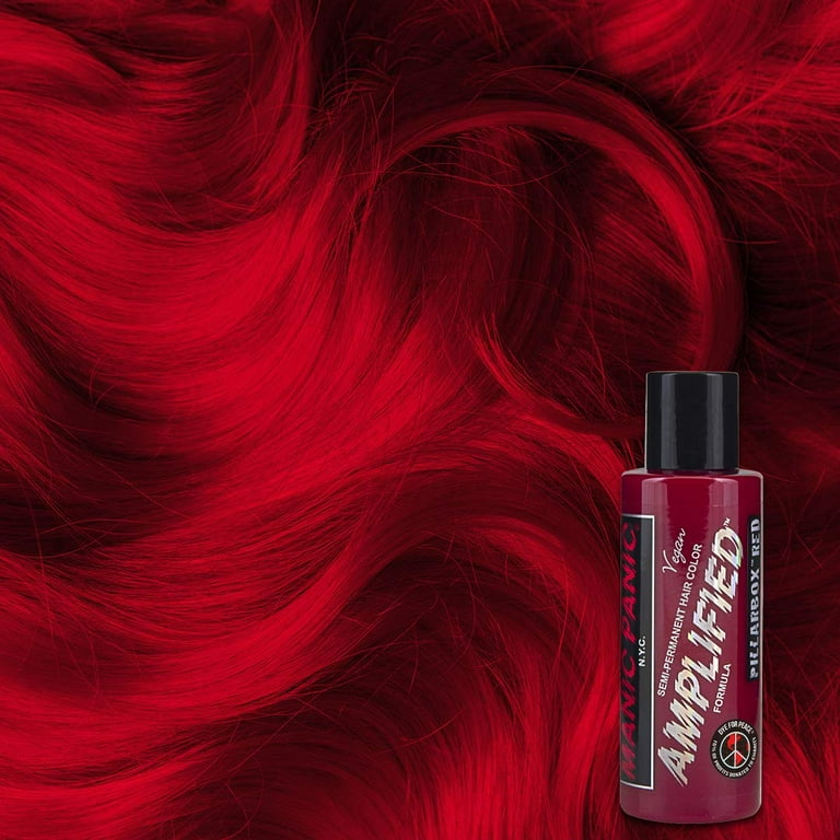 Manic Panic, Hair Color, Pillarbox Red, Vegan, 4 oz - Walmart.com