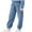Blue, variant on SEAOPEN Boys Girl Kids Fleece Joggers Casual Elastic Waist Warm Pants Fall Winter Pant with Pockets Blue,3 Years