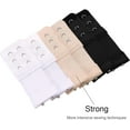 thumbnail image 4 of Soft Comfortable Elastic Bra Extenders 2 Hooks 3 Rows with Adjustable Straps, 4 of 6