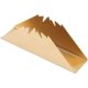 thumbnail image 1 of Toallero triangular, estante vertical de acero inoxidable, coloque la toalla de papel en el estante de almacenamiento (dorado), 1 of 5